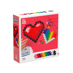 Plus plus puzzle by number - Hearts