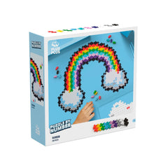 Plus plus puzzle by number - Rainbow 500pc