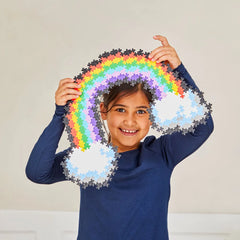 Plus plus puzzle by number - Rainbow 500pc