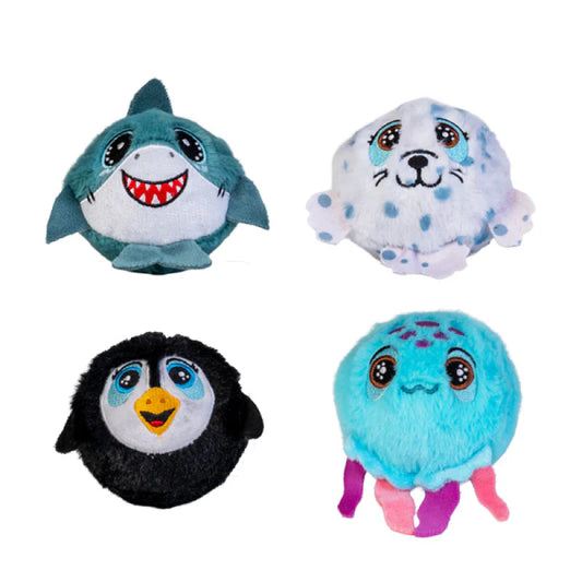 Plush ball bouncers