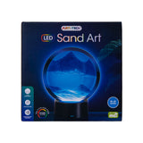 Blue LED sand art