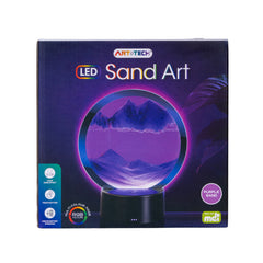 Purple LED sand art