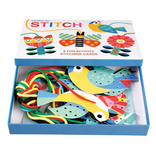 cardboard learn to stitch