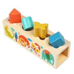 wood shape sorter wild wonder