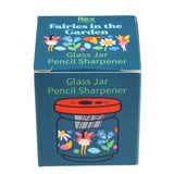 glass jar pencil sharpener