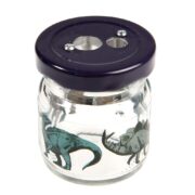 glass jar pencil sharpener