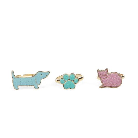Glitter rings - dog and cat