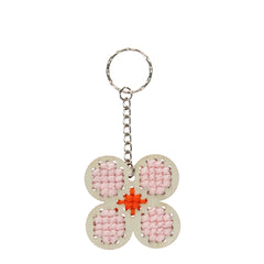 Stitch Your Own Wooden Keyring - Daisy