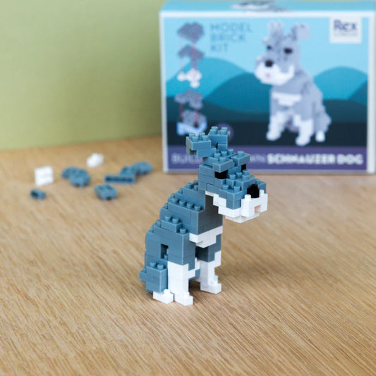 Mini Brick Kit - Schnauzer Dog