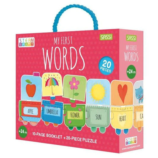My first words train puzzle and box set