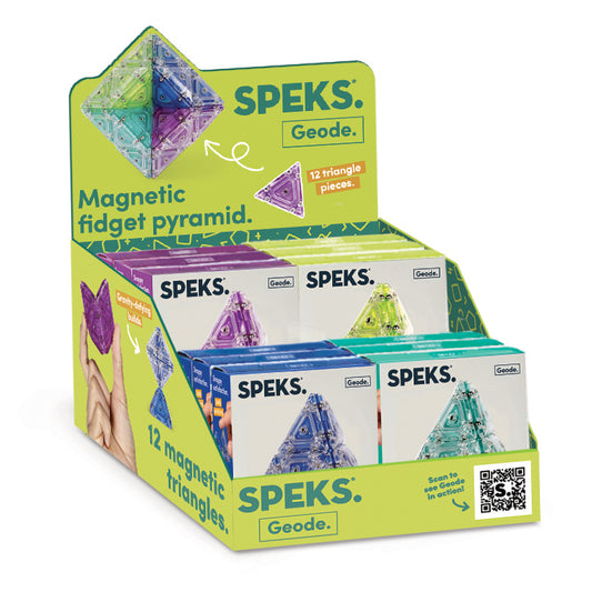 Speks Geode Pyramid *Warning: magnetic + choking hazard* 14 yrs+