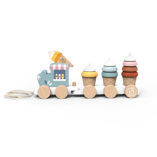 speedy monkey - ice-cream stacking train
