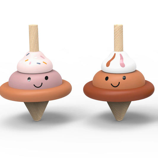 Speedy monkey - ice cream spinning top