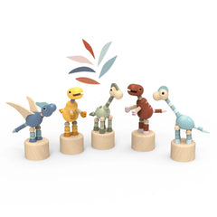 Speedy monkey - Dinosaur pushing puppet