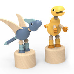 Speedy monkey - Dinosaur pushing puppet