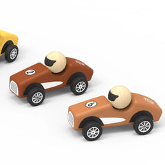 Speedy monkey - pull back racing cars