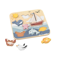 speedy monkey - ocean chunky puzzle