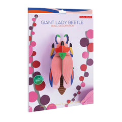 Studio Roof - Wall Art Beetles  - Giant Lady beetle (A4)