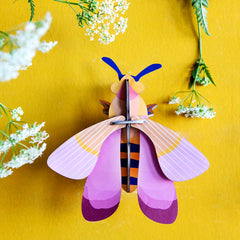 Studio Roof - Wall Art Butterflies - Pink bee
