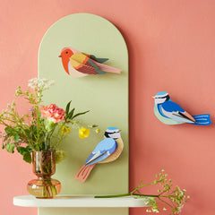Studio Roof - Wall Art Garden Birds  - Robins