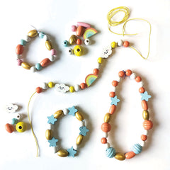 Wooden bead set