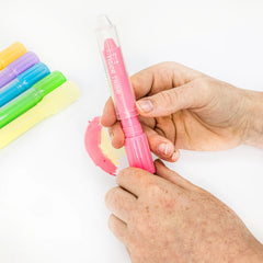 Pastel silk crayons