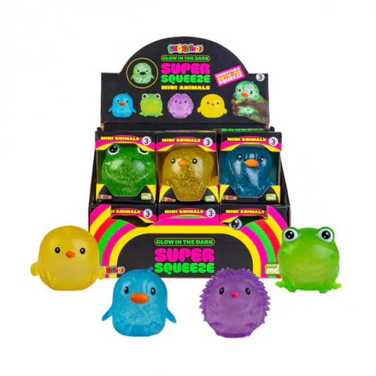 Smooshos super squeeze mini animal - glow in the dark
