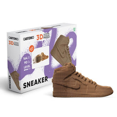 3D sneaker cardboard puzzle