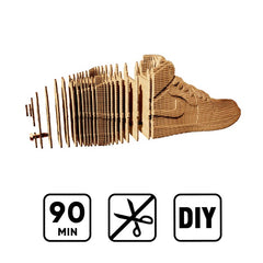 3D sneaker cardboard puzzle