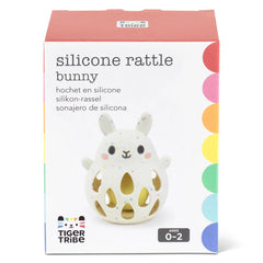 Silicone rattle - bunny