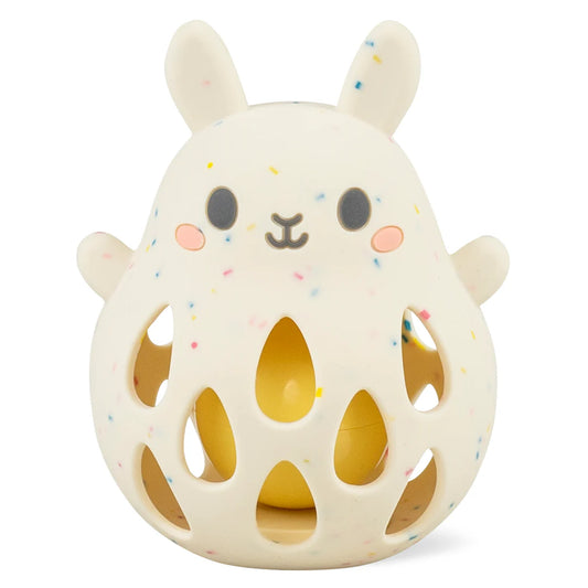 Silicone rattle - bunny