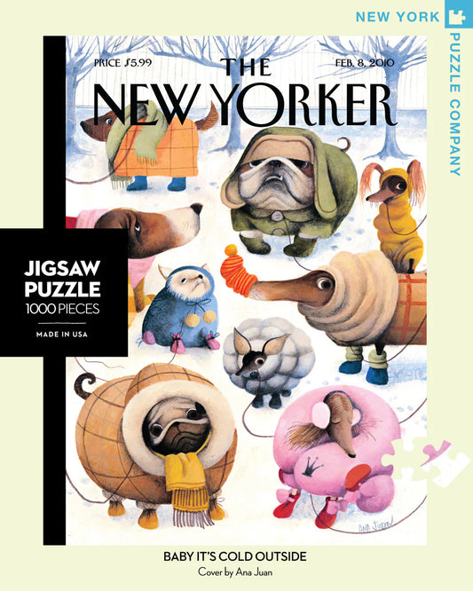 New York Puzzle Company - Baby it's cold outside 1000 pce