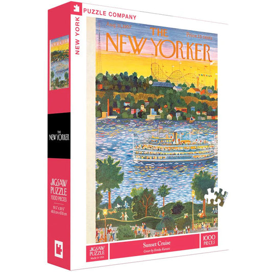 New York Puzzle Company - Sunset cruise 1000 pce