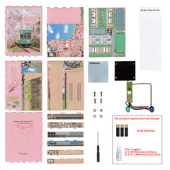Sakura's travel 3D puzzle