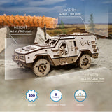 ugears dozor-b combat vehicle