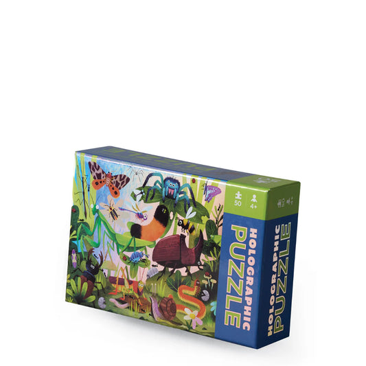Holographic - Backyard bugs puzzle 50pcs