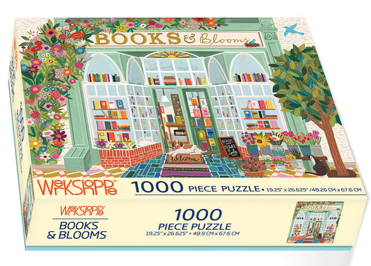 1000pc Puzzle Books & Blooms