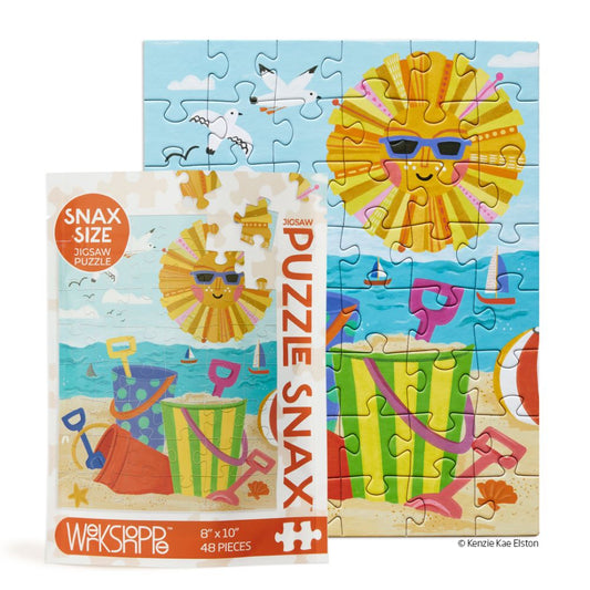 48pc Snax puzzle - beach play