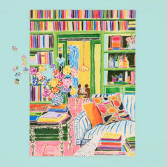 Werkshoppe 1000pc premium puzzle - Books and bouquets