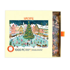Werkshoppe 1000pc premium puzzle - Glitter town square