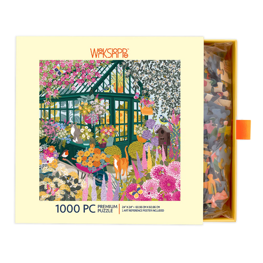 Werkshoppe 1000pc premium puzzle - Spring Greenhouse