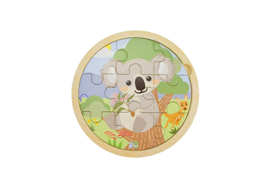 9pcs wooden Australian jigsaw puzzle