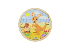 9pcs wooden Australian jigsaw puzzle