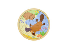 9pcs wooden Australian jigsaw puzzle
