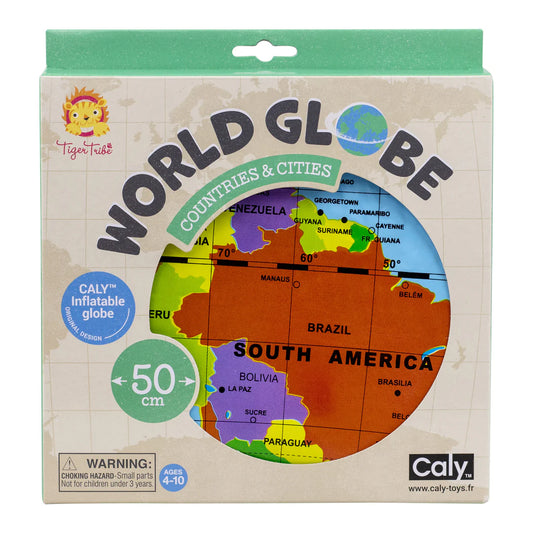 World globe - countries and cities 50cm