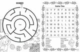 Mega Colouring Book - Easter Mega Maze and Word Search