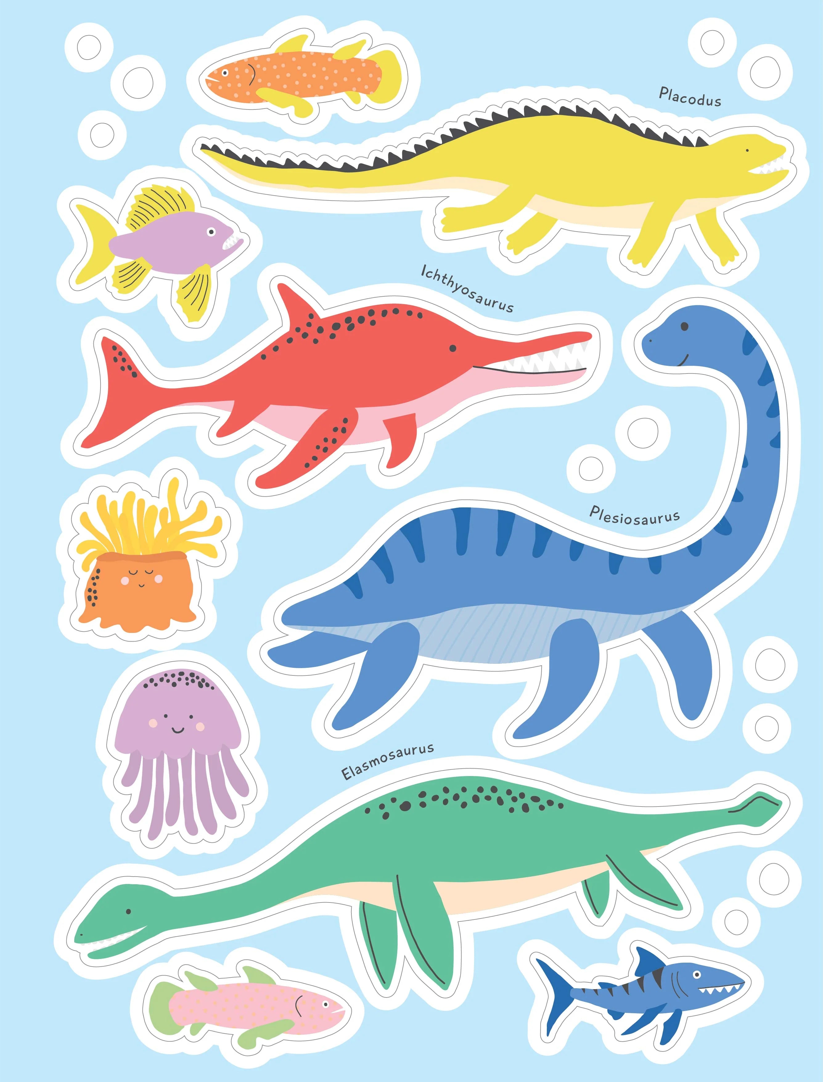 Sticker For Brand Giant Stickers for Tiny Tots - Dinosaur Kingdom – Kids Unite