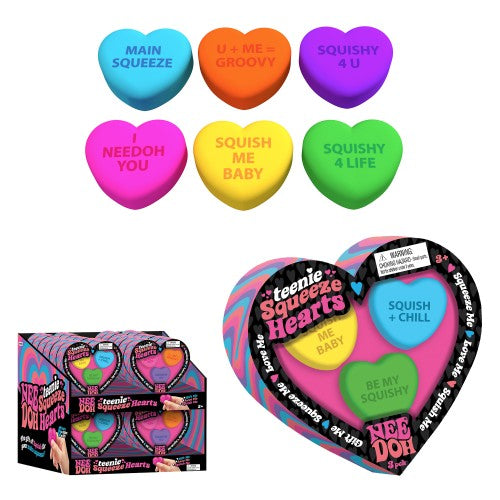 nee doh teenie squeeze hearts