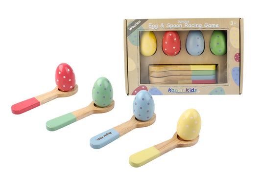 wooden egg & spoon game