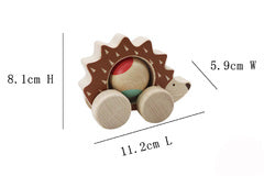push along spinning hedgehog